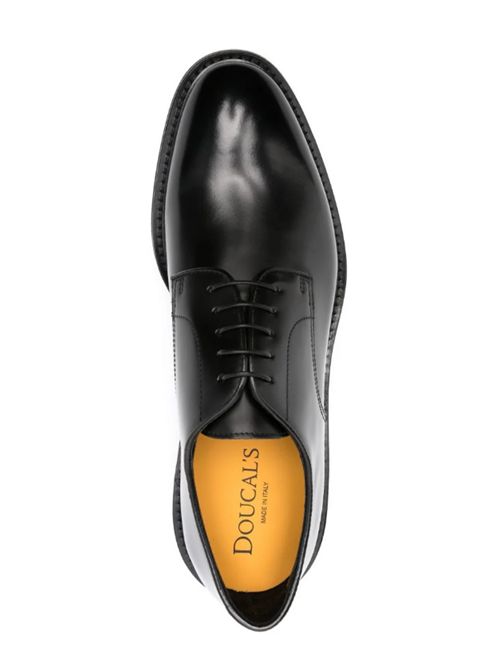 DERBY PELLE LISCIA DOUCALS | DU1003VEROUF007NN00HORSE NERO/F.DO NERO